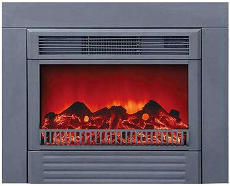 Buy Wall ed Electric Fire Heater Fireplace Portable Electric Log Wood Burner 720 * 590 * 250MM ...