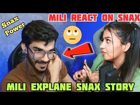 Mili React On Snax Mili Explane Snax Story NS Squad YouTube