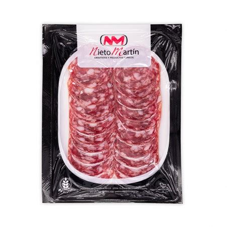 Salchichón cular Ibérico Bellota loncheado sobres 80 gr