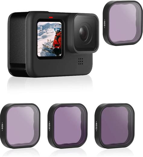 Amazon Auykoo Gopro Hero 9 Hero 10hero11 Black Ndフィルター【3枚入り】nd減光