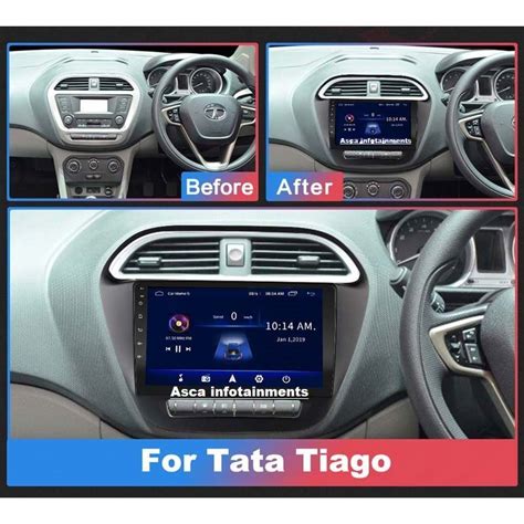 Asca Bluetooth Supported Tata Tiago Tigor Android Player Car Stereo