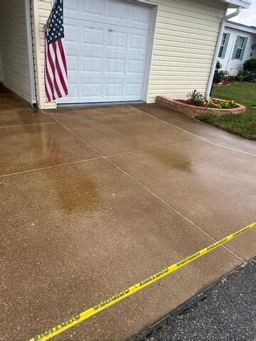 LRE Foundation Repair Before After Photo Set Enhancing Driveway