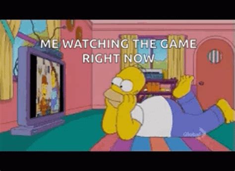 Movies Watching Tv Homer Simpson Primogif