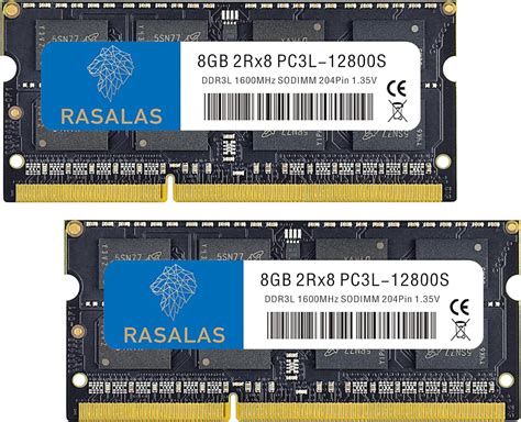 Amazon.co.jp: 16GB PC3L-12800S PC3-12800 8GB×2枚 12800S DDR3 1600MHz ノート ...