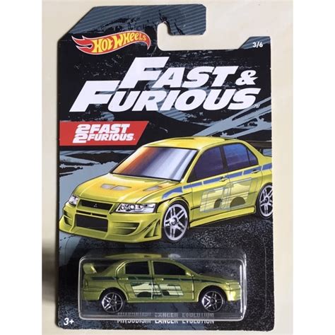 HOT WHEELS FAST AND FURIOUS MITSUBISHI LANCER EVOLUTION Shopee Malaysia