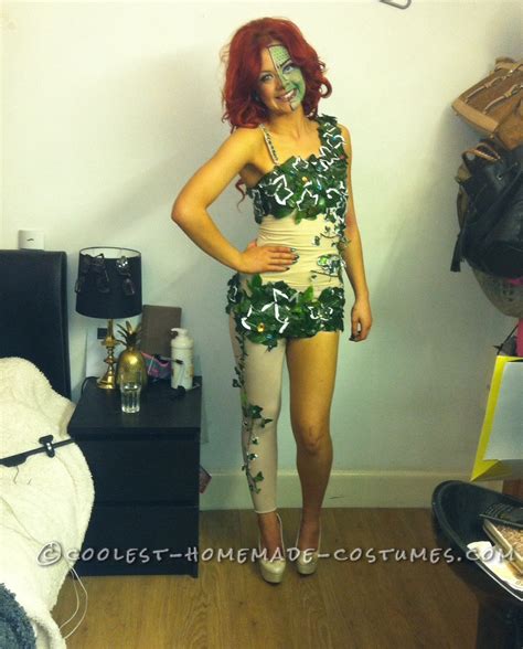 No Cost Sexy Homemade Poison Ivy Costume