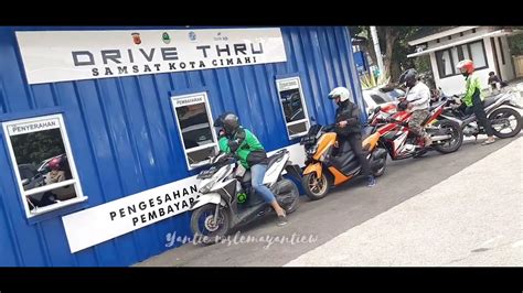 Bayar Pajak Drive Thru Di Samsat Cimahi Youtube