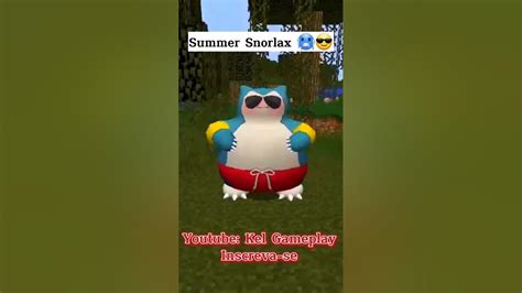 Summer Snorlax Pixelmon Pokemon Live Minecraft Youtube