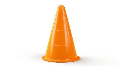 Premium Photo Traffic Cone Isolated On White Background