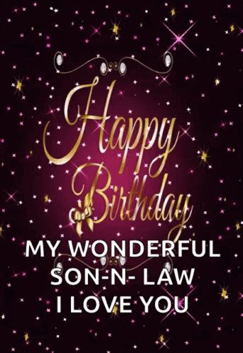 Birthday Wishes For Son In Law Gifdb Hot Sex Picture