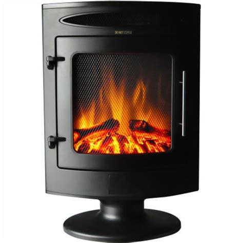 Cambridge Freestanding Electric Fireplace Heater with Log Display ...