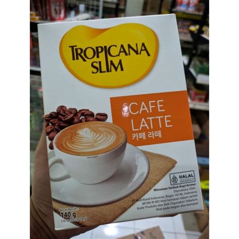 Jual Tropicana Slim Cafe Latte Sachet Shopee Indonesia