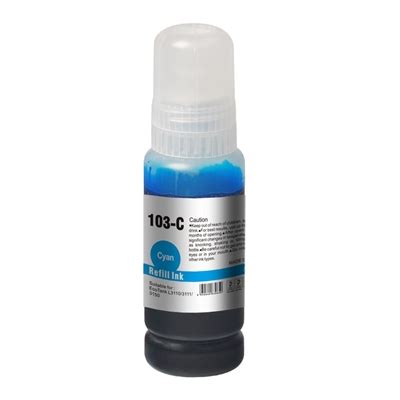 Inklab Epson Compatible Ecotank Cyan Ink Bottle Compsol Uk