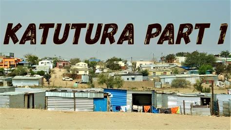 Driving Through Katutura Suburb In Windhoek Namibia Southern Africa