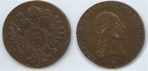 RDR Österreich Ungarn 3 Kreuzer 1800 B Kremnitz G5768 Franz II 1792