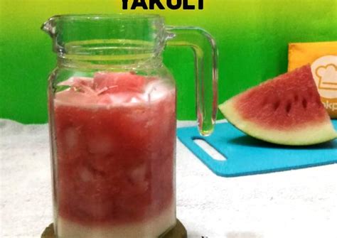 Resep Watermelon Jus Yakult Oleh Pawon Ndeso Artikah Cookpad