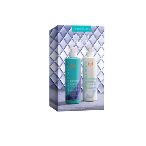 Køb Duo Box Blonde 2x500 ml fra Moroccanoil Matas