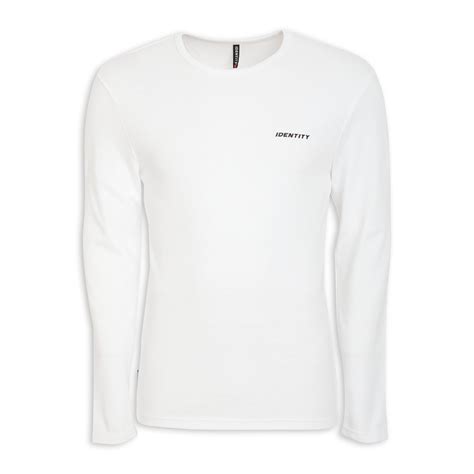 White Long Sleeve T-shirt (3108724) | Identity