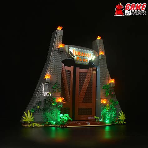 LEGO Jurassic Park: T. rex Rampage 75936 Light Kit – Game of Bricks