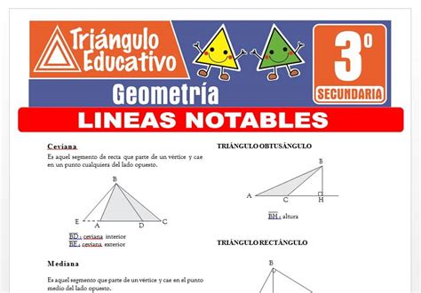 Ejercicios De Triángulos Rectángulos Notables Para Tercero De Secundaria Fichas Gratis