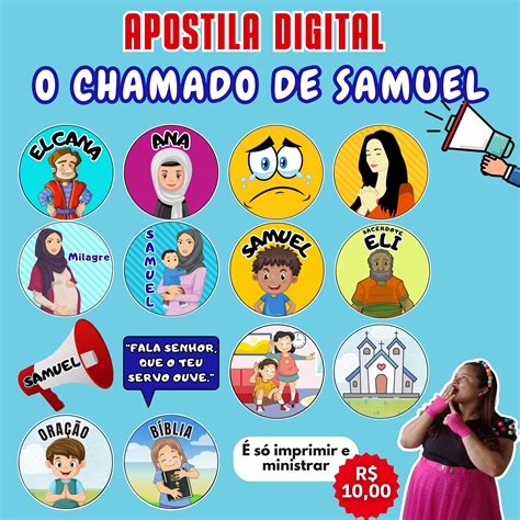 O chamado de Samuel História Bíblica Tia Dayse Hotmart