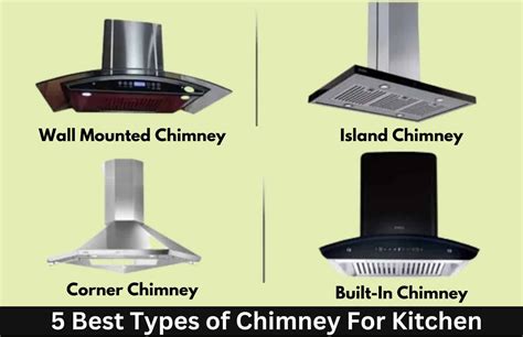 Types of Chimney For Kitchen | 5 Best Kitchen Chimney Types | Types of Chimneys In Kitchen ...