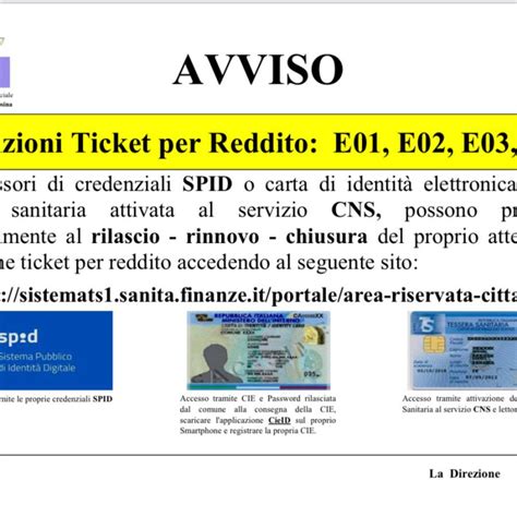 Asp Messina Sempre Pi Digitale L Esenzione Ticket Per Reddito Da Oggi