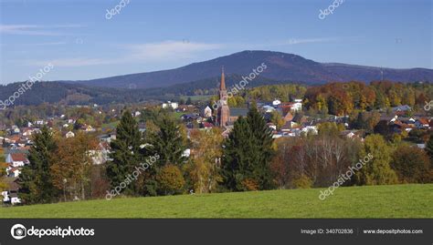 Glasstadt Zwiesel Bay Wald Stock Photo By Panthermediaseller