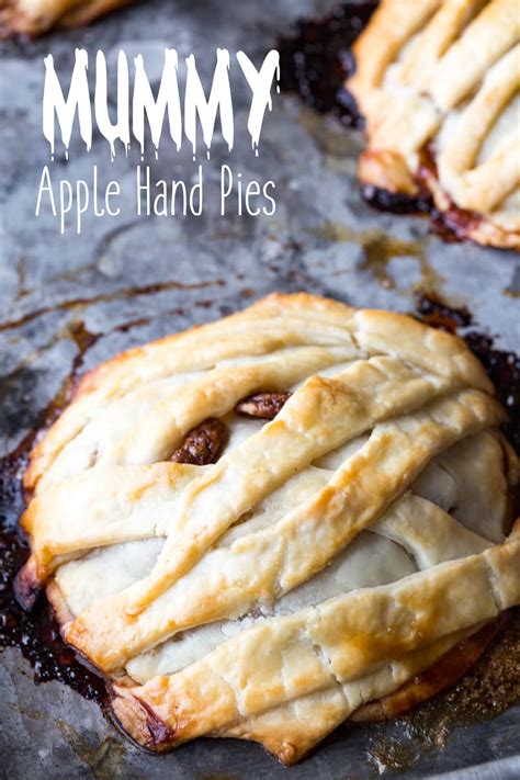 Mummy Apple Hand Pies Easy Peasy Meals Recipe Halloween Food