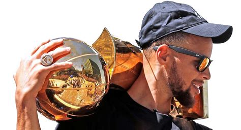 Warriors’ championship trophy takes a star turn in SF