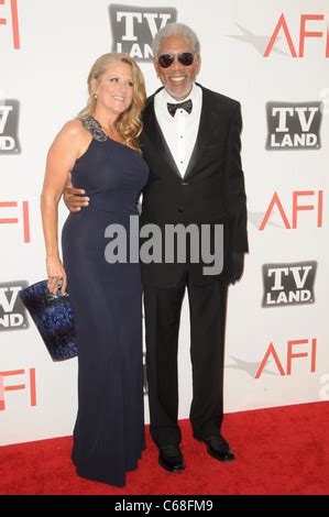 Morgan Freeman, Wife at arrivals for American Film Institute (AFI) 39th ...