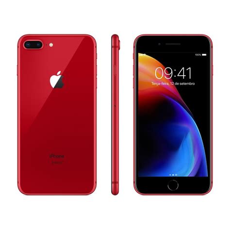 iPhone 8 Plus Apple RED Special Edition iOS11 Câmera Dupla 12MP 64GB