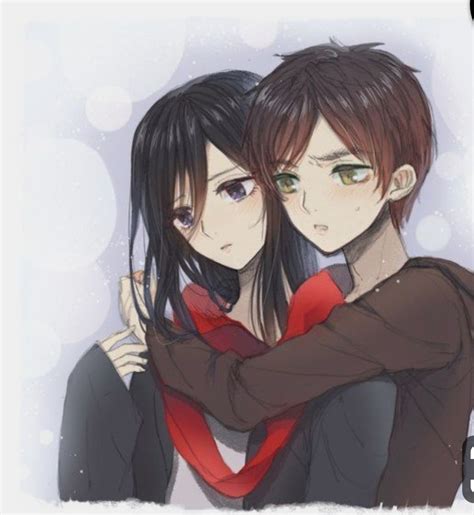 View 23 Mikasa And Eren Cute Fanart - drawcandlebox