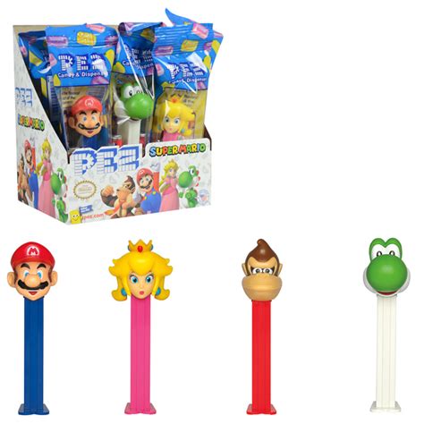 Pez Nintendo Dispensers Display Box 12pc Aanda Global