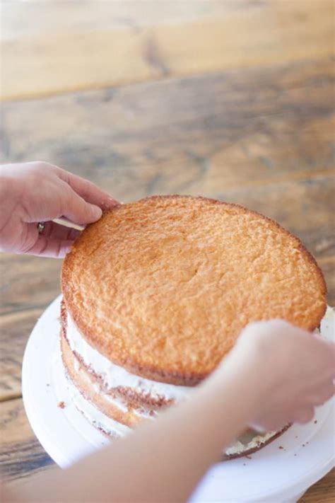 DIY Naked Wedding Cake Tutorial