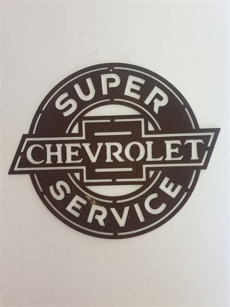 Chevrolet Sign — Steel Art NZ