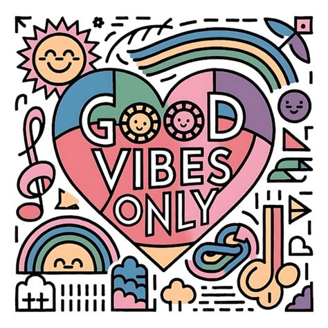 Premium Photo Good Vibes Only Motivational Quotes Illustrationtypography