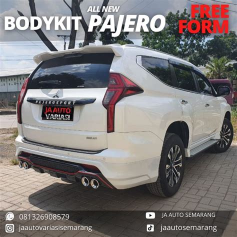 Jual Bodykit All New Pajero Facelift Free Form Plastik Abs