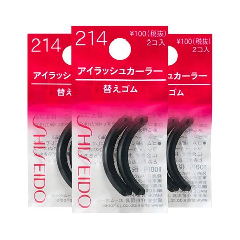 SHISEIDO Eyelash Curler 214 Refill x 3 Sets - Made in Japan - TAKASKI.COM