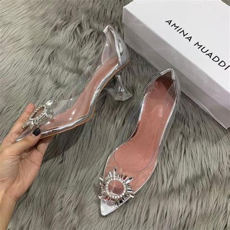 Jual Amina Muaddi Sepatu Heels Shopee Indonesia