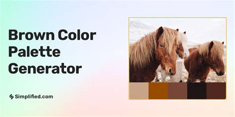 brown color palettes work