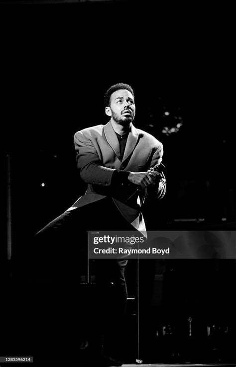 Singer James Ingram Performs At The Arie Crown Theater In Chicago