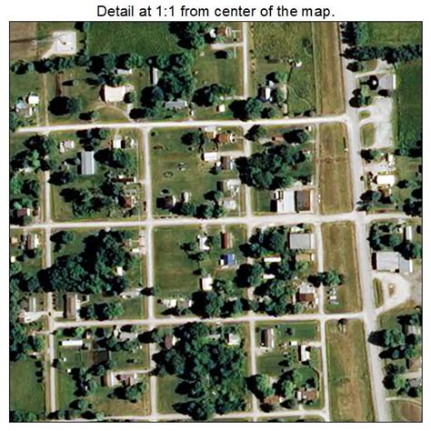 Aerial Photography Map of Jacksonville, MO Missouri