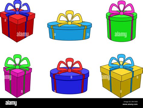 Boxes Multi Coloured Different Forms Stock Vector Image And Art Alamy