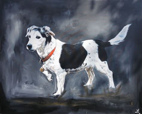 Bild Hund Terrier Jack Russell Malerei Von Heike Deininger Kunstnet