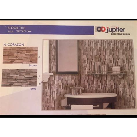 Jual Keramik X Motif Batu Alam Jupiter Corazon Beige Grey