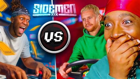 Sidemen Irl Arcade Challenge Reaction Youtube