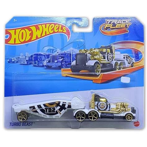 Caminhão Carrinho Hot Wheels Track Fleet Stars Mattel 1 64 T Caminhões Motos e Ônibus de