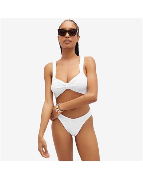 Hunza G Bonnie Bikini In White Lyst