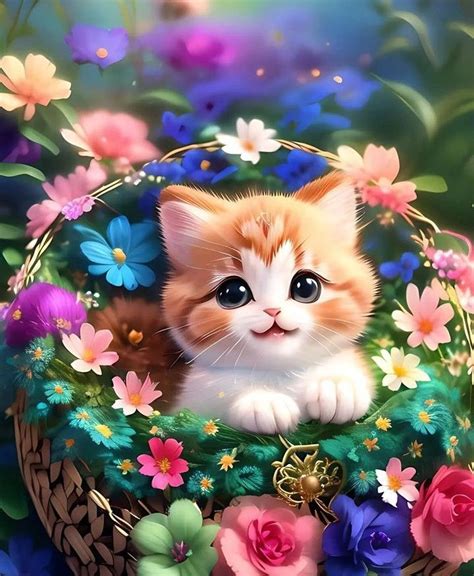 Pin de Polina en Милые Котики Dibujos de gatos lindos Dibujos